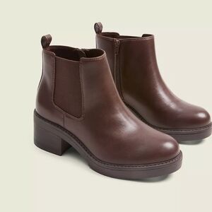 Brown Lug Boots...12W...New!